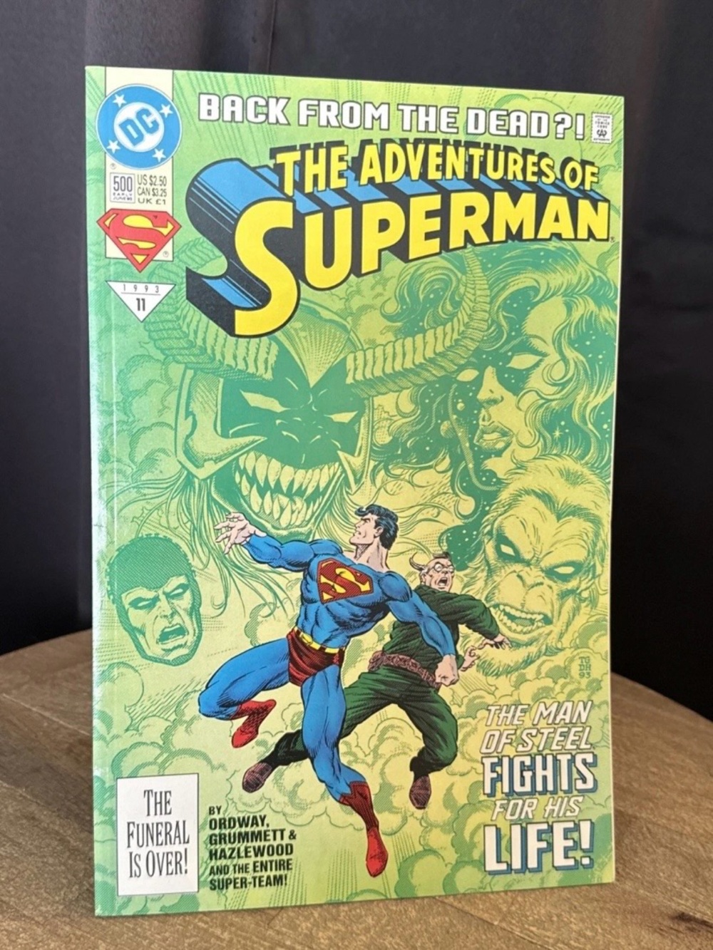 DC The Adventures of Superman Comic - Green, Blue, Red